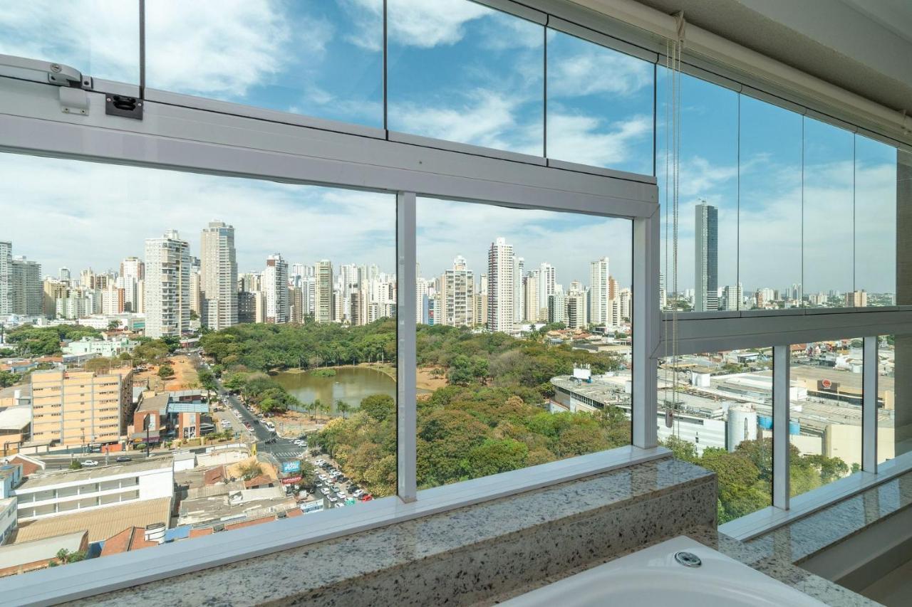 Apartamento De 1 Quarto Com Vista Para O Parque Vaca Brava E Com Jacuzzi No Setor Bueno - El1802 Goiania Exterior photo